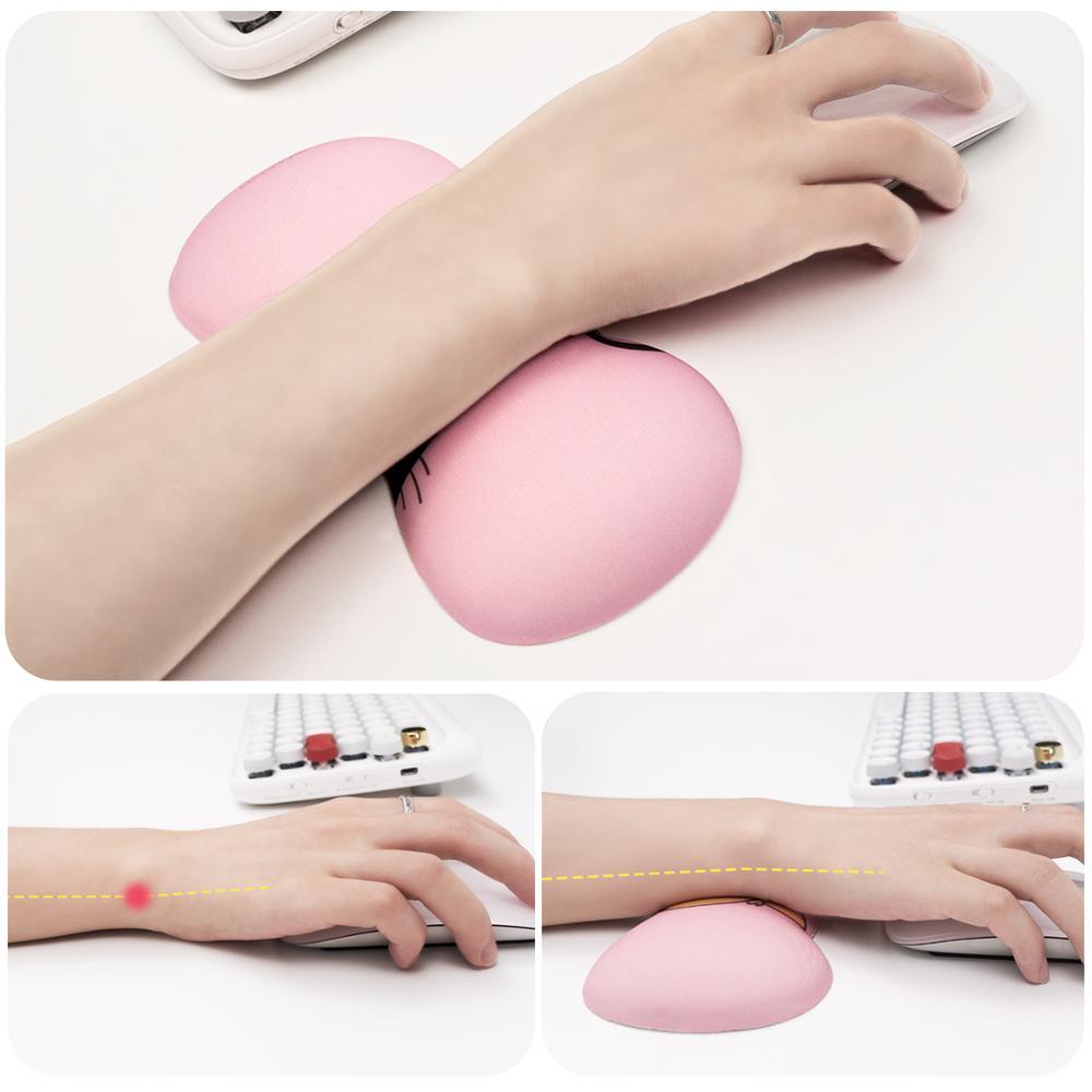 Anti-Slip Silicone Wrist Guard Mouse Pad